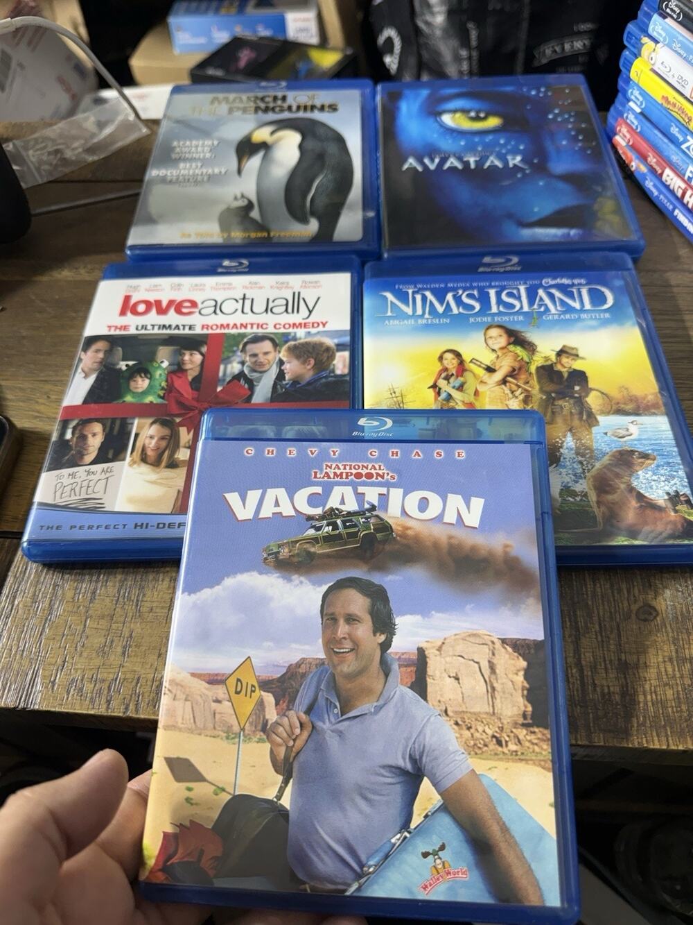 5 Blu-Ray DVD Lot #1 As Shown All In Working Order